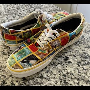 Limited edition National Geographic vans. Women’s size 10. Men’s size 8.5.
